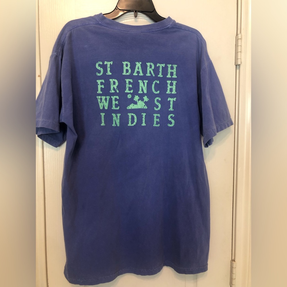 St. Barth French West Indies T-shirt. Comfort Colors. Size L.